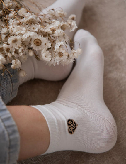 Little Wild Heart Off White - Sokken - ellemilla