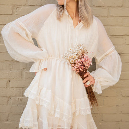 Lola Layer Beige - Jurk - ellemilla