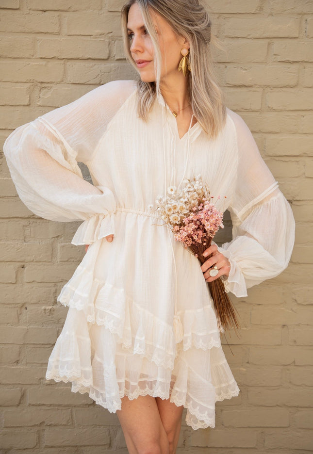 Lola Layer Beige - Jurk - ellemilla