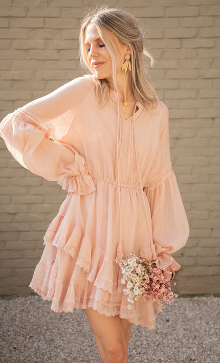 Lola Layer Pink - Jurk - ellemilla