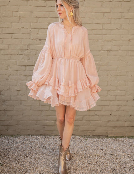 Lola Layer Pink - Jurk - ellemilla