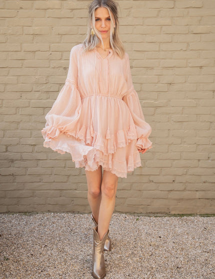 Lola Layer Pink - Jurk - ellemilla