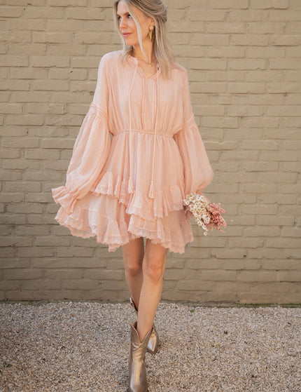 Lola Layer Pink - Jurk - ellemilla