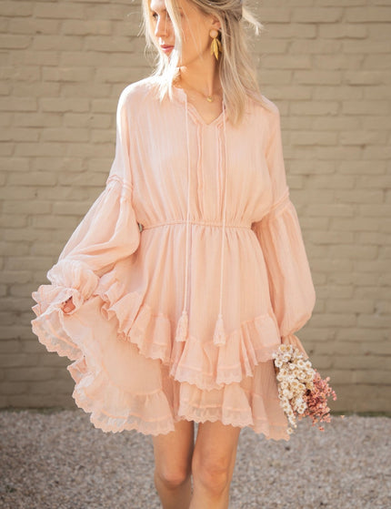 Lola Layer Pink - Jurk - ellemilla
