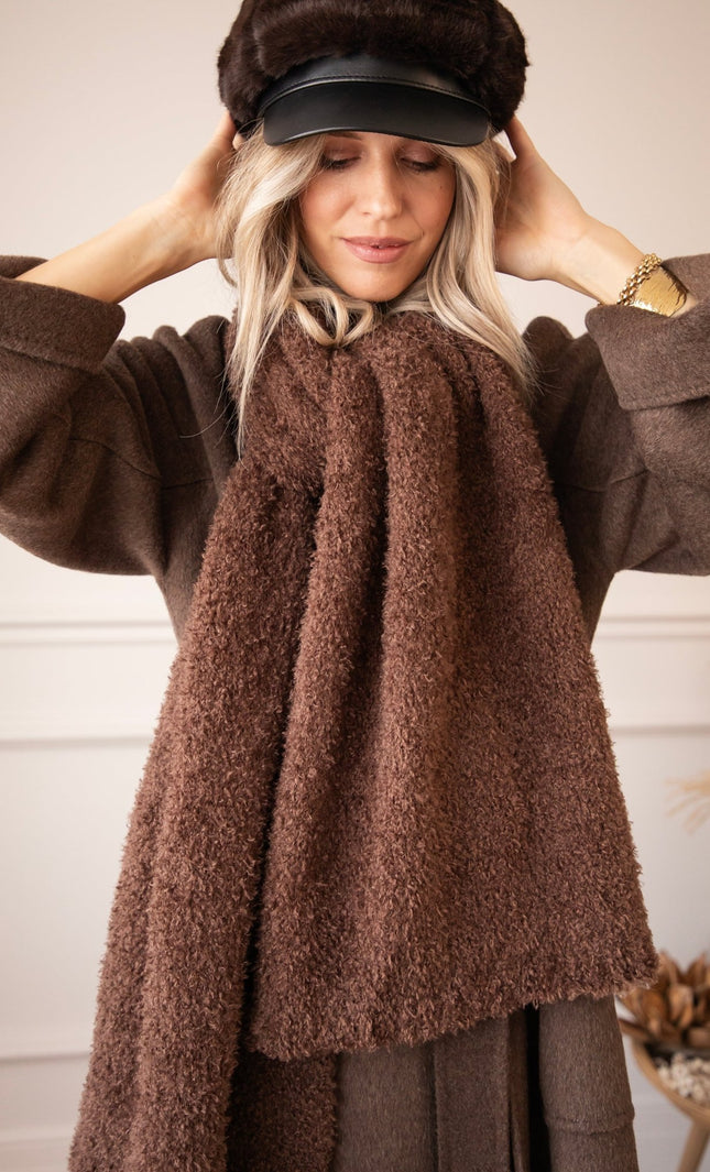 Long Hug Brown - Sjaal - ellemilla