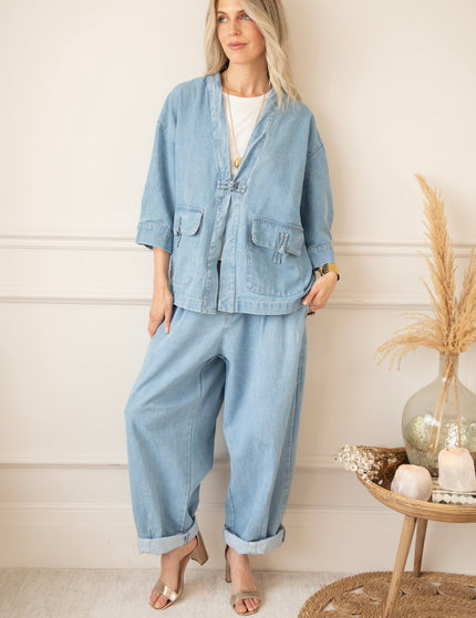 Loosen Up Blue - Jacket - ellemilla