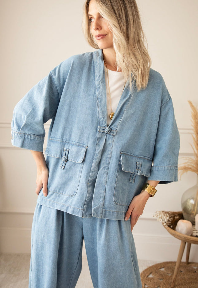 Loosen Up Blue - Jacket - ellemilla