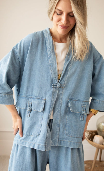 Loosen Up Blue - Jacket - ellemilla