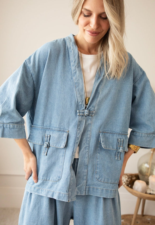 Loosen Up Blue - Jacket - ellemilla