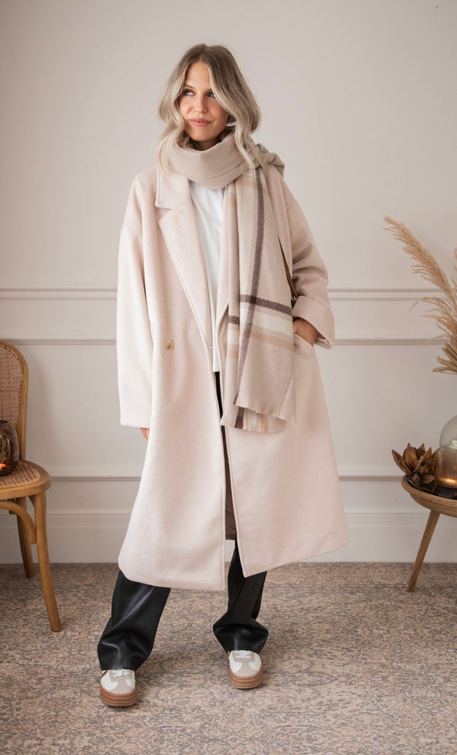 Lorelai Beige - Mantel - ellemilla
