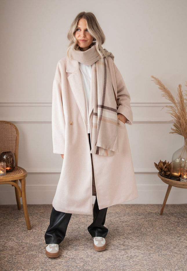 Lorelai Beige - Mantel - ellemilla
