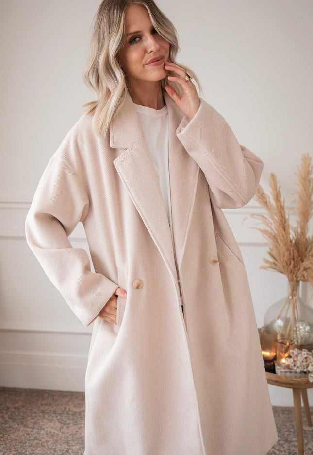 Lorelai Beige - Mantel - ellemilla