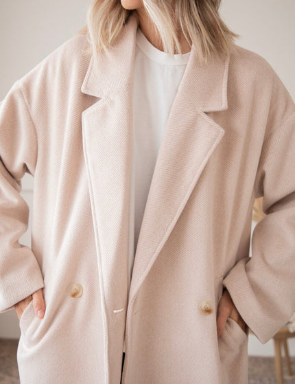 Lorelai Beige - Mantel - ellemilla