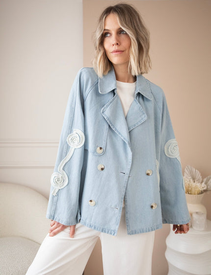 Lotus Denim Light Blue - Jacket - ellemilla