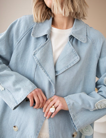 Lotus Denim Light Blue - Jacket - ellemilla