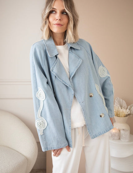 Lotus Denim Light Blue - Jacket - ellemilla