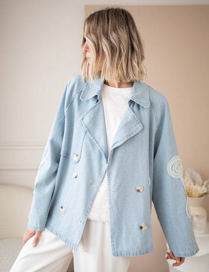 Lotus Denim Light Blue - Jacket - ellemilla