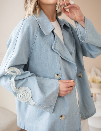 Lotus Denim Light Blue - Jacket - ellemilla