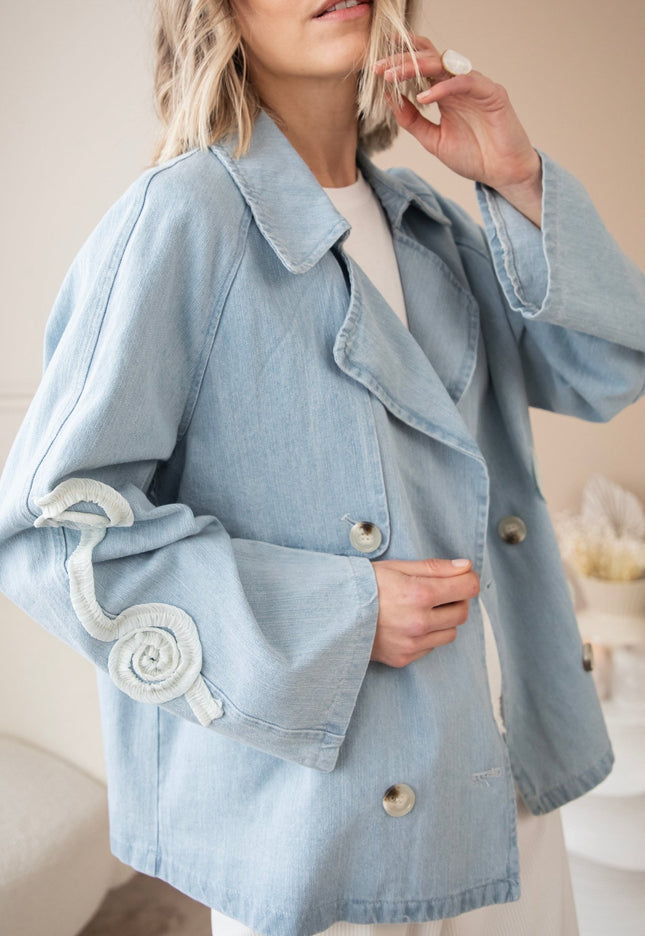 Lotus Denim Light Blue - Jacket - ellemilla