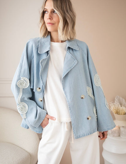 Lotus Denim Light Blue - Jacket - ellemilla