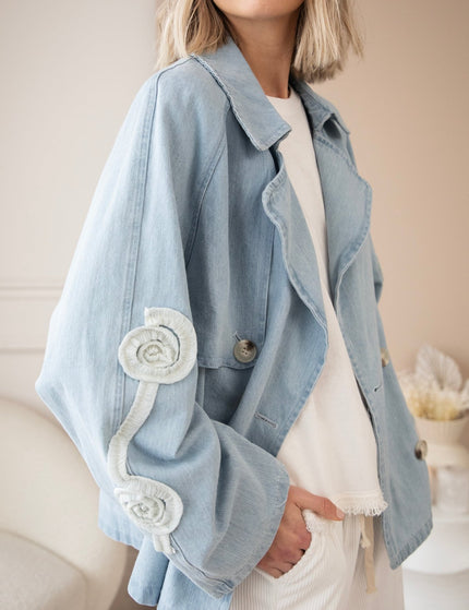 Lotus Denim Light Blue - Jacket - ellemilla