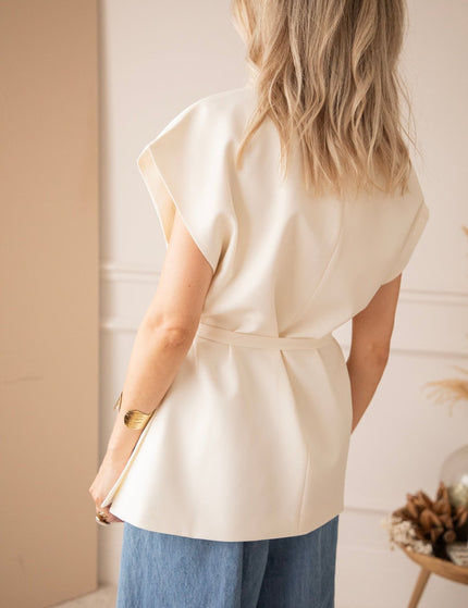 Louise Beige - Blazer/Jacket - ellemilla