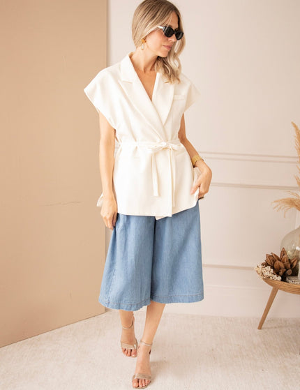 Louise Beige - Blazer/Jacket - ellemilla