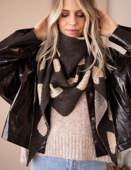 Love You Latte Brown/Taupe - Sjaal - ellemilla