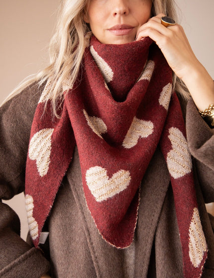 Love You Latte Wine/Taupe - Sjaal - ellemilla