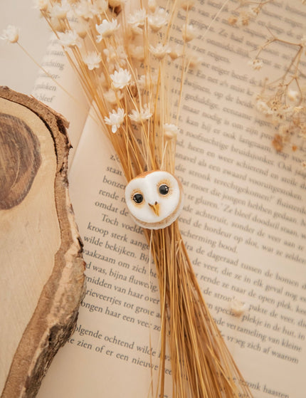 Lucky Owl White - Ring - ellemilla