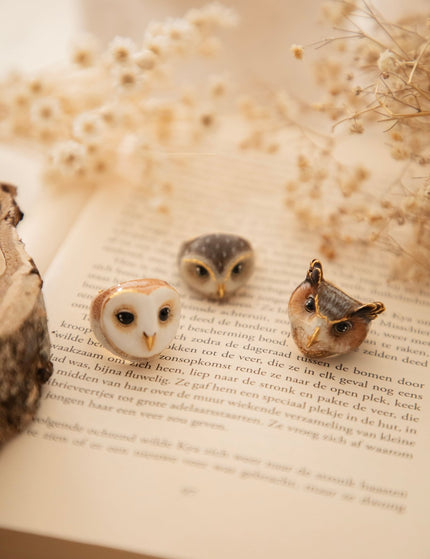 Lucky Owl White - Ring - ellemilla