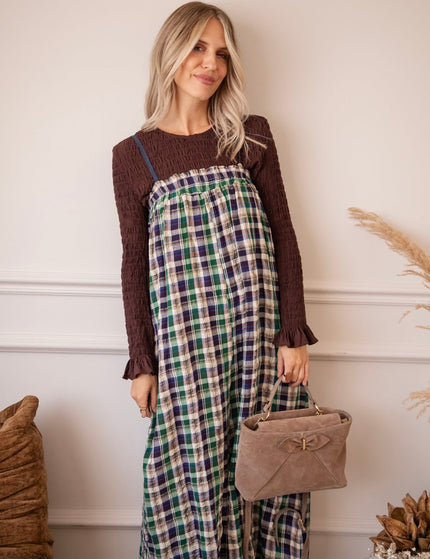 Lumberjack Charm Green/Blue - Jumpsuit - ellemilla