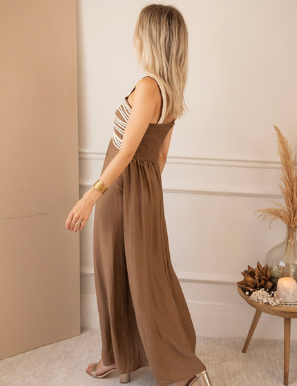 Macrame Moments Dark Taupe - Maxi Jurk - ellemilla