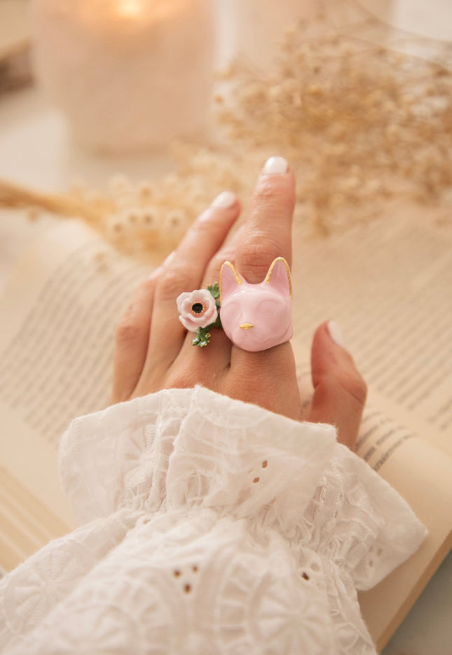 Maew Cat Pink - Ring - ellemilla