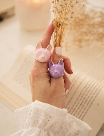 Maew Cat Pink - Ring - ellemilla