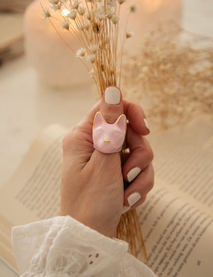 Maew Cat Pink - Ring - ellemilla