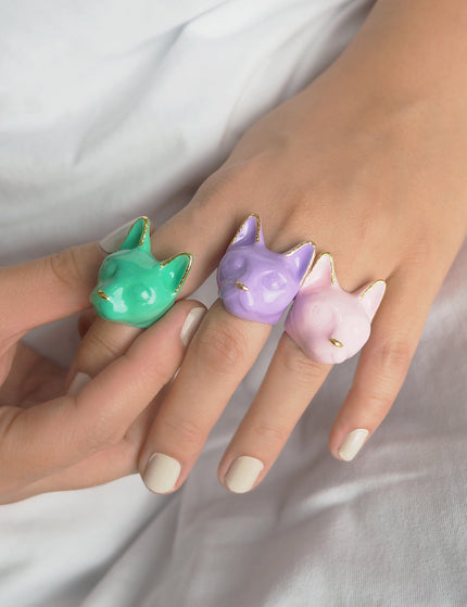 Maew Cat Pink - Ring - ellemilla