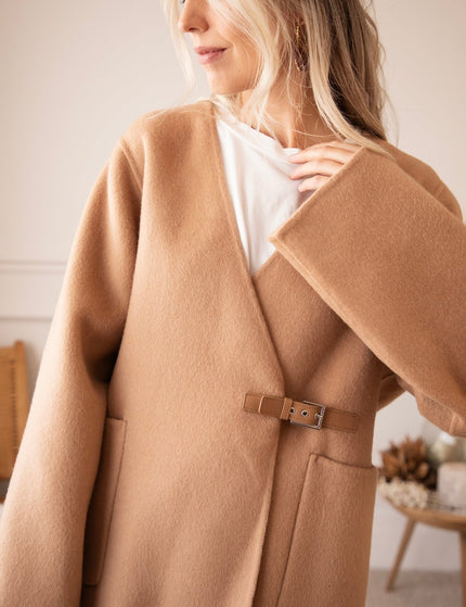 Manon Buckle Camel - Jas - ellemilla