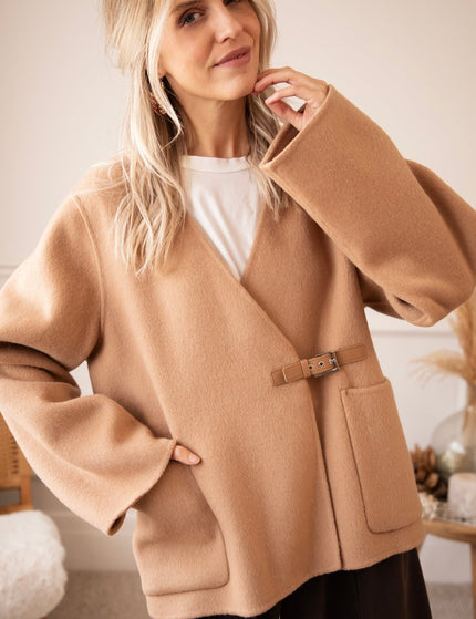 Manon Buckle Camel - Jas - ellemilla