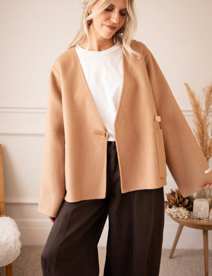 Manon Buckle Camel - Jas - ellemilla