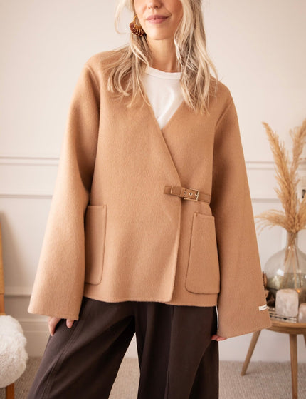 Manon Buckle Camel - Jas - ellemilla