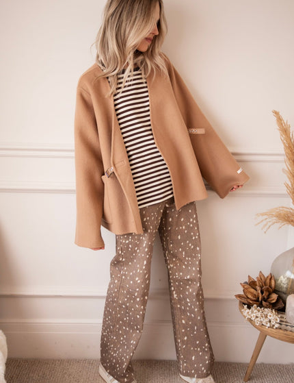 Manon Buckle Camel - Jas - ellemilla