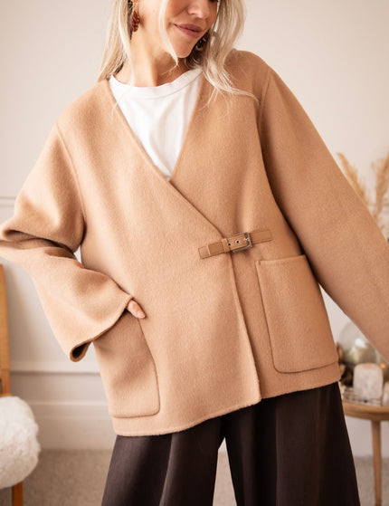 Manon Buckle Camel - Jas - ellemilla