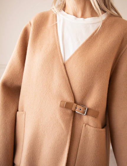 Manon Buckle Camel - Jas - ellemilla
