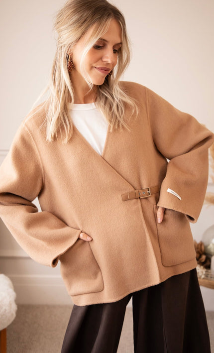 Manon Buckle Camel - Jas - ellemilla