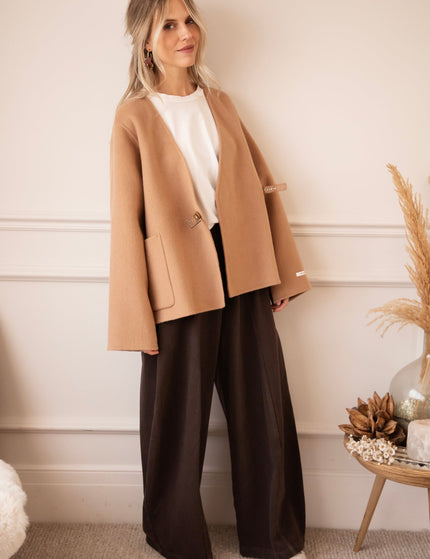 Manon Buckle Camel - Jas - ellemilla