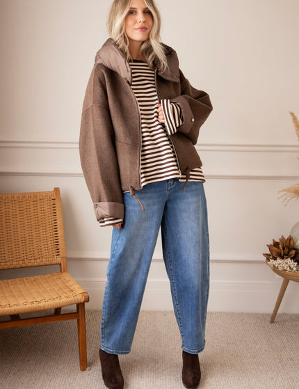 Mara Mood Mix Choco - Jacket - ellemilla