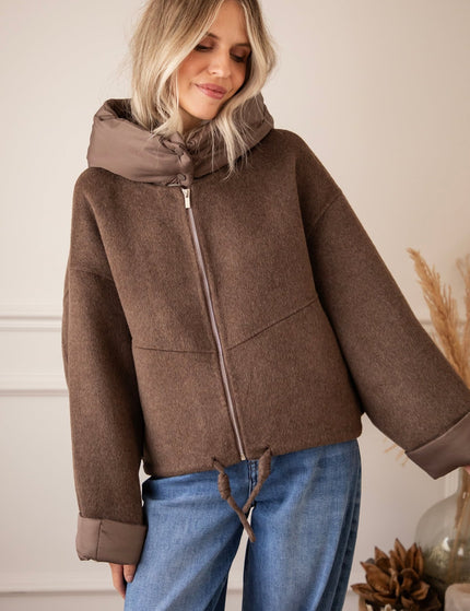 Mara Mood Mix Choco - Jacket - ellemilla