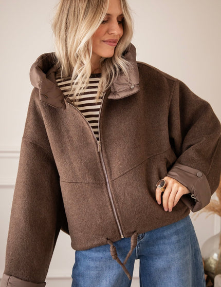 Mara Mood Mix Choco - Jacket - ellemilla