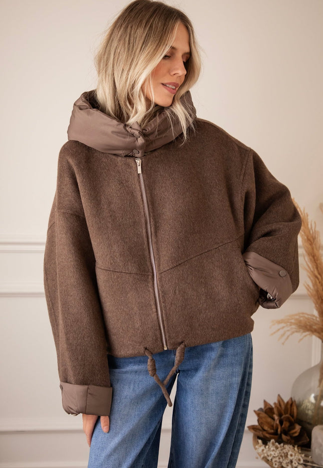 Mara Mood Mix Choco - Jacket - ellemilla